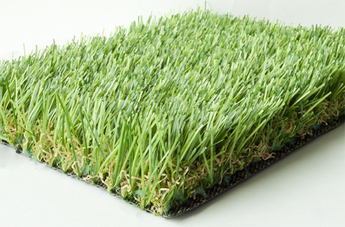 JUTAgrass® SCENIС — искусственная ландшафтная трава, естественный зеленый с желтой подложкой